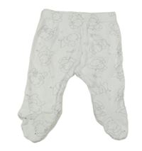 Bílé polodupky se slony 