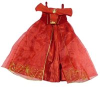 Kostým - červené tylové šaty - Bella Disney
