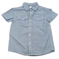 Modro-bílá pruhovaná košile C&A