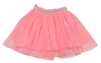 Neonově růžová tylová sukně Ergee