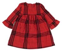 Červeno-černé kostkované šaty Dunnes Stores