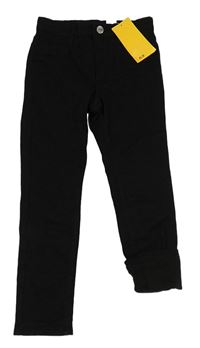 Černé skinny podšité rifle H&M