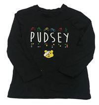 Černé triko s Pudseym George