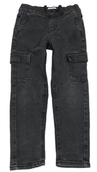 Šedé cargo teplákové rifle Lily & Dan