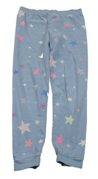 Modré pyžamové kalhoty s hvězdami 
