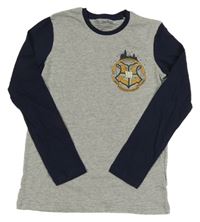 Šedo-tmavomodré triko - Harry Potter 
