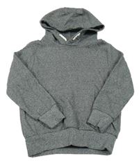 Šedá melírovaná mikina s kapucí M&S