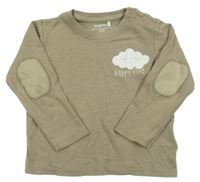 Béžové triko s mrakem Lupilu