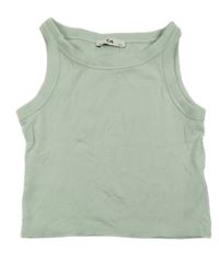 Mitový žebrovaný crop top C&A