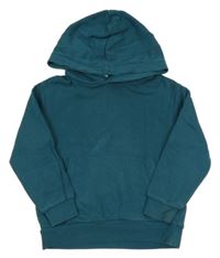Petrolejová mikina s kapucí H&M
