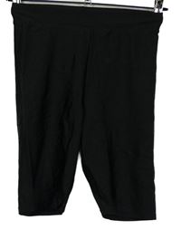 Dámské černé elastické kraťasy H&M