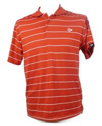 Pánské červené pruhované polo tričko Dunlop 