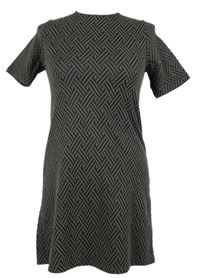 Dámské hnědé vzorované šaty H&M