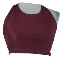 Dámský vínový crop sportovní top Fabletics 