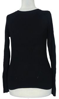 Dámský černý žebrovaný svetr New Look 