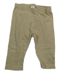 Světlebéžové puntíkaté legínyTopomini