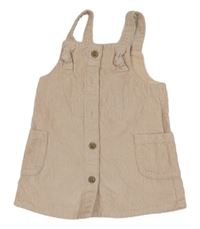 Světlerůžové manšestrové propínací šaty George