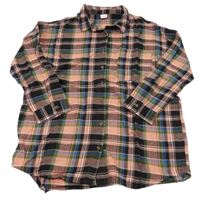 Barevná kostkovaná flanelová halenka Next