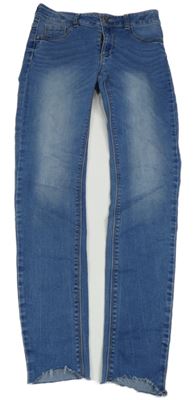 Tmavomodré elastické rifle Page One Young