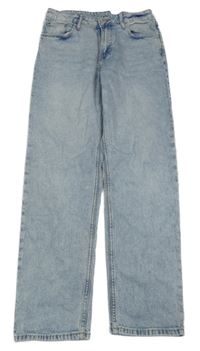 Světlemodré tapered rifle H&M