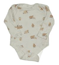 Bílé body s ovcemi Primark