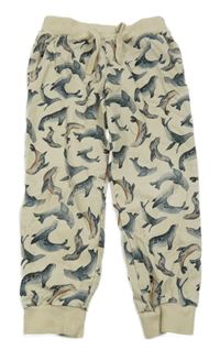 Béžové tepláky s lachtany Name it