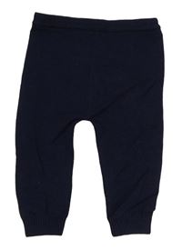 Tmavomodré pletené kalhoty Nutmeg