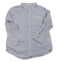 Modro-bílá pruhovaná košile H&M