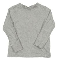Šedé melírované triko zn. H&M