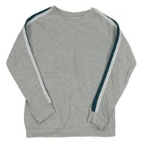 Šedá mikina s proužky M&S