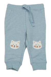 Světlemodré tepláky s kočkami Topolino