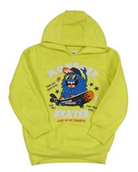 Žlutá mikina s příšerkou a kapucí Infinity