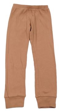 Starorůžové žebrované kalhoty Zara