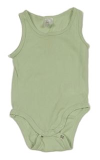 Světlezelené žebrované body H&M