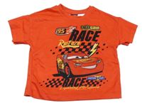 Červené sportovní tričko s Cars Disney 