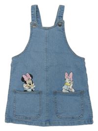 Modrá riflová laclová sukně s Minnií a Daisy Disney