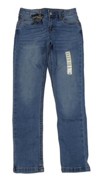 Nové - modré skinny teplákové rifle St. Bernard