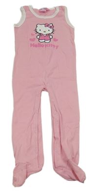 Růžovo-bílé dupačky s Kitty Sanrio