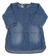 Modré riflové šaty Tu