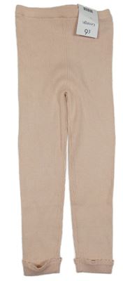 Nové - světlerůžové žebrované úpletové tepláky George