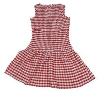 Červeno-bílé kostkované šaty PRIMARK