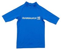 Cobaltově modré UV triko s logem Quiksilver