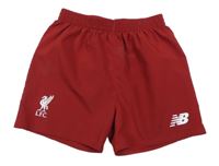 Bordó šusťákové funkční fotbalové kraťasy L.F.C. new balance