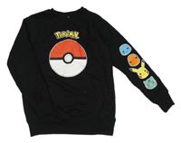 Černá mikina s pokémony 