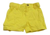 Žluté chino kraťasy zn. M&Co.