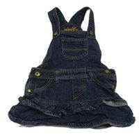 Tmavomodré riflové laclové šaty Denim Co.