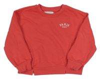 Jahodová mikina s nápisem Primark