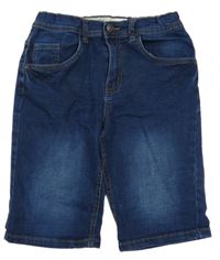 Tmavomodré riflové skinny kraťasy Denim Co.