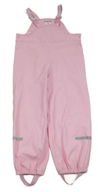 Světlerůžové nepromokavé laclové kalhoty C&A