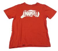 Červené tričko s nápisem - Marvel 